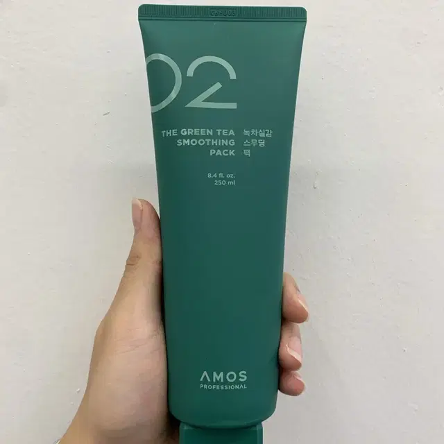 아모스 녹차실감 스무딩 팩 250ml