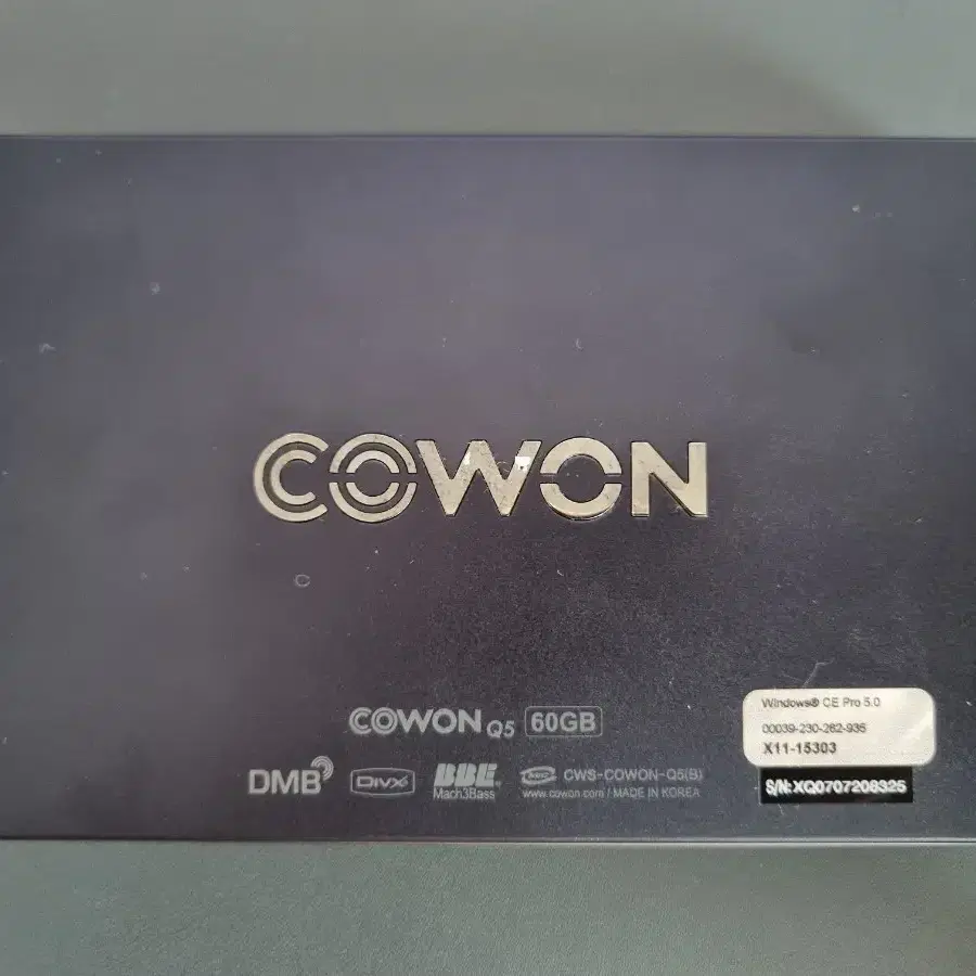 코원 PMP COWON Q5 60GB 부품용