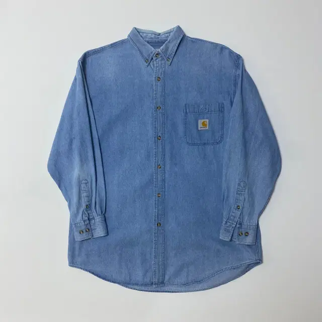 [L] Carhartt 칼하트 청 데님 셔츠 남방 n.16