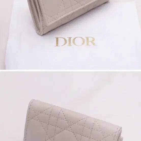 새상품) 디올 (Dior) 졸리 글라이신 컴팩트 지갑 (파우더 베이지)