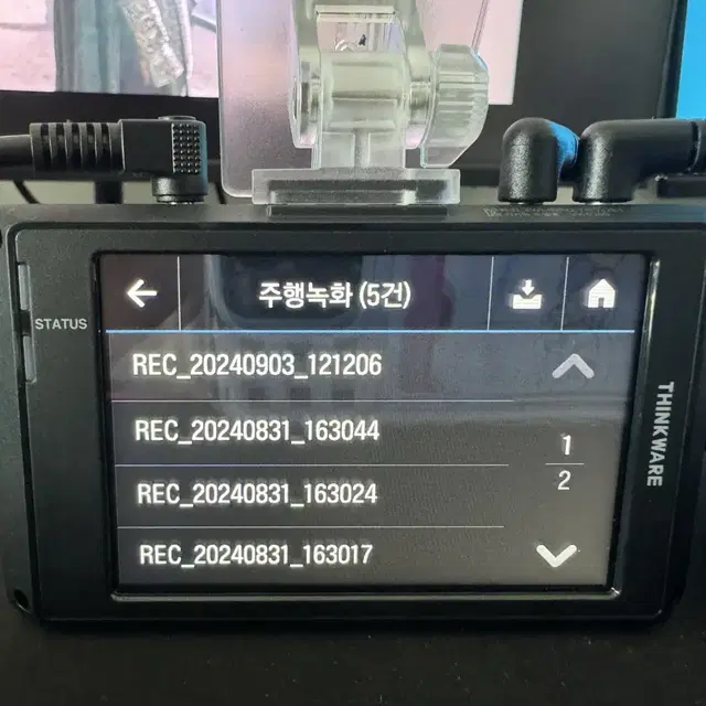 블랙박스 2채널 아이나비 VX1000 QHD 32GB GPS 팝니다. 3