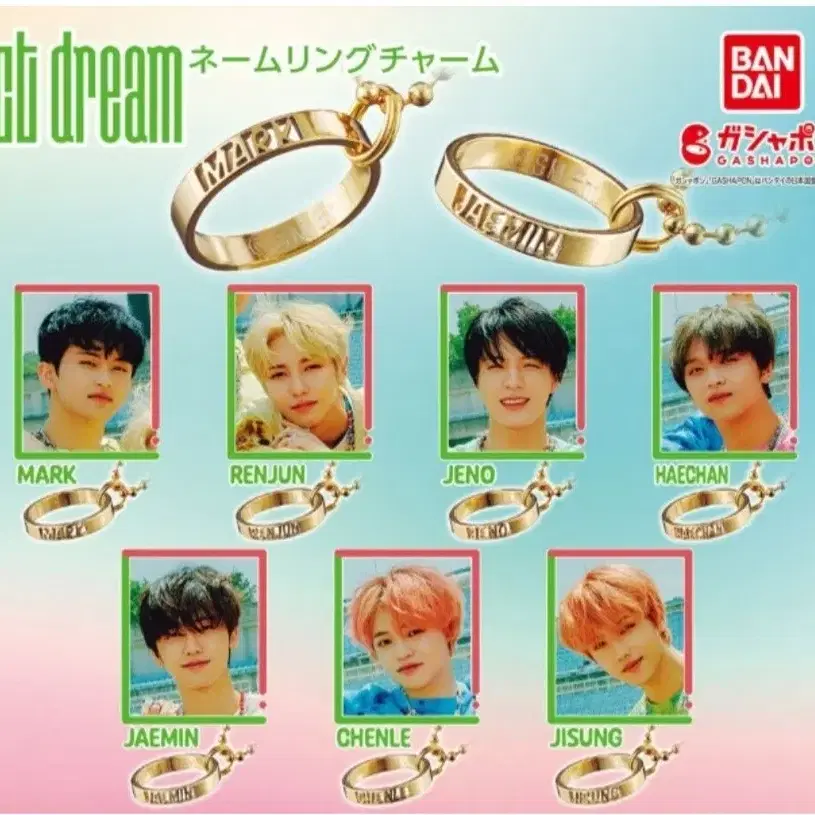 nct dream 반지키링 재민 천러양도, 해찬교환