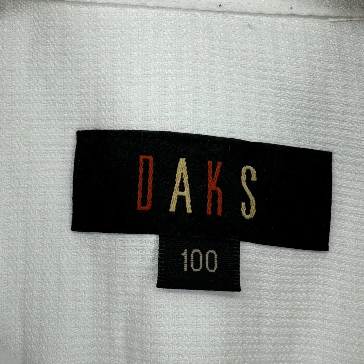 DAKS 닥스 반팔 셔츠 남방 (100 size / WHITE)