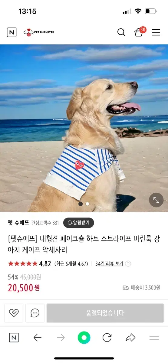 펫슈에뜨 강아지케이프