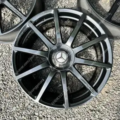 20인치 벤츠S63AMG 단조 정품 고스트크롬 순정휠 한대분 판매합니다