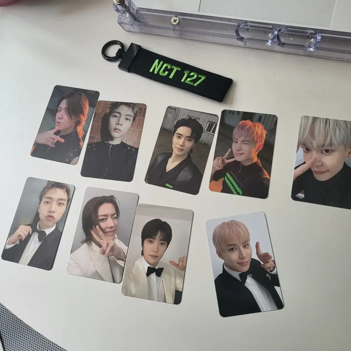 nct127 8주년 입장포카,키링