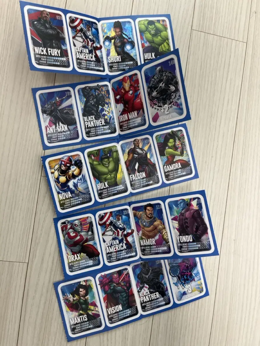 Toronto Marvel Character Cards