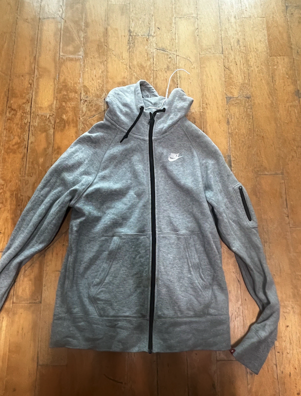 Nike Gray Hooded Zip Up (95)