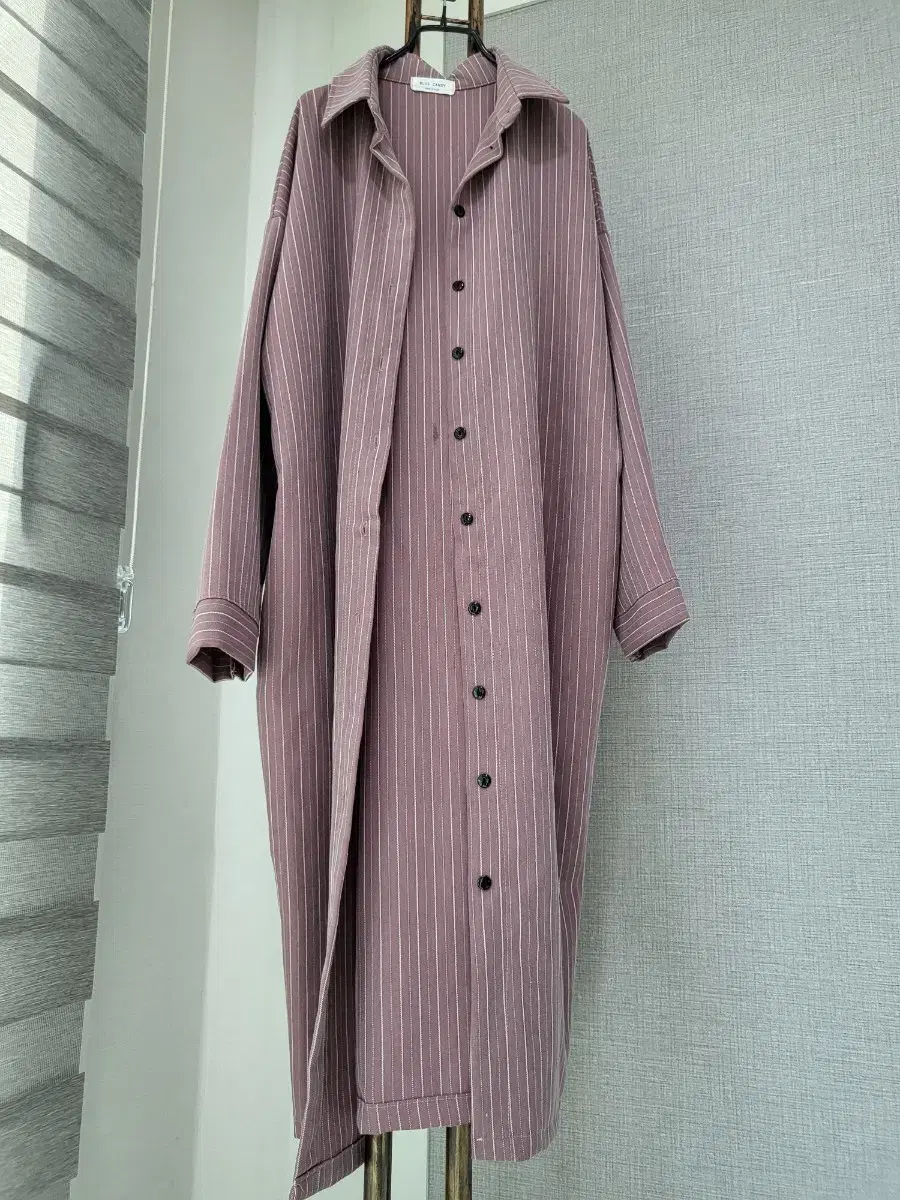 Striped long one-piece or outer