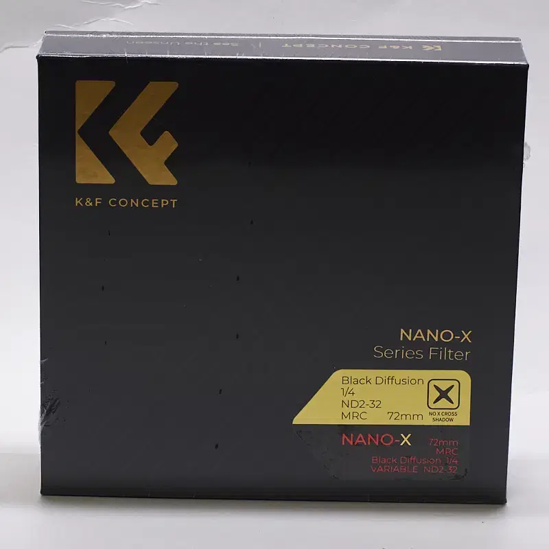 K&F 72mm NANO-X 블랙미스트+가변 ND2-32 2in1 필터