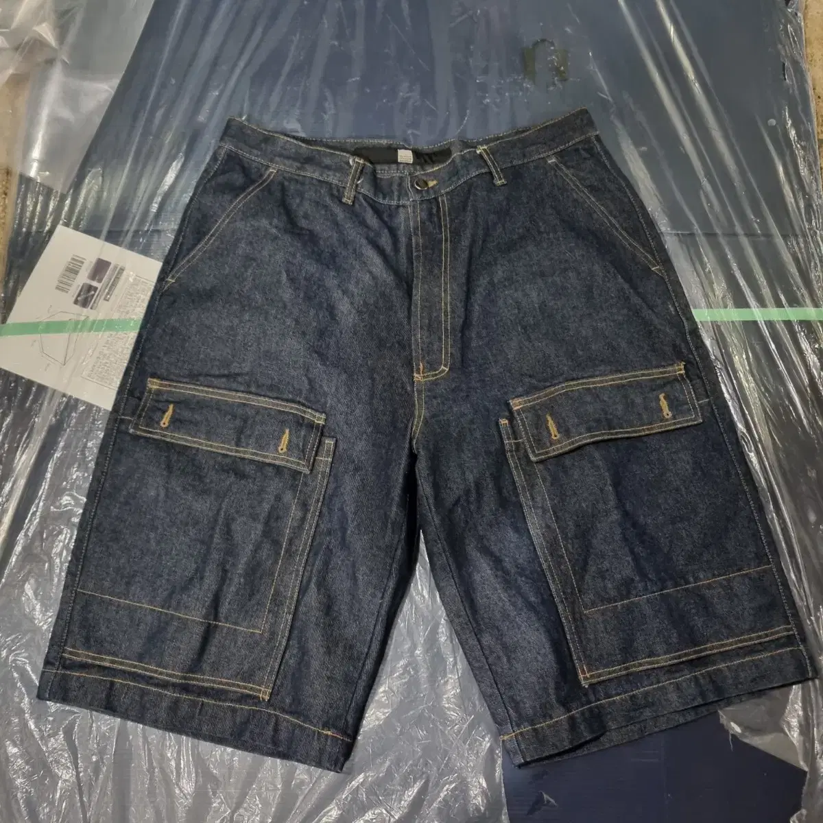 90s Maritime Francois Jabber Denim Vahn Bermuda Pants