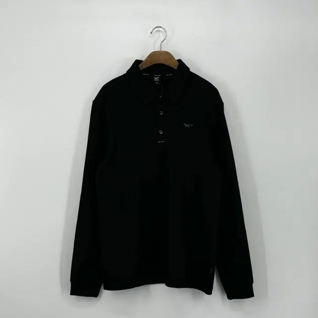 Wolsey 울시 긴팔 카라 티셔츠 골프웨어(100size/BLACK)