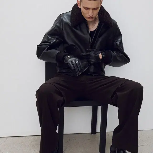 토니웩 레더 봄버 XL Leather Bomber 가죽 자켓