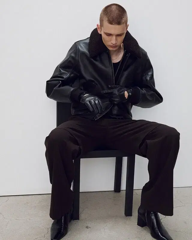 토니웩 레더 봄버 XL Leather Bomber 가죽 자켓