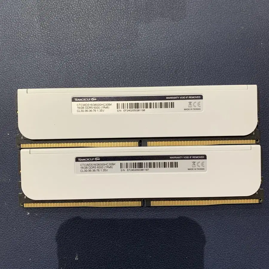 팀그룹 ddr5 6000 cl30 32g 메모리