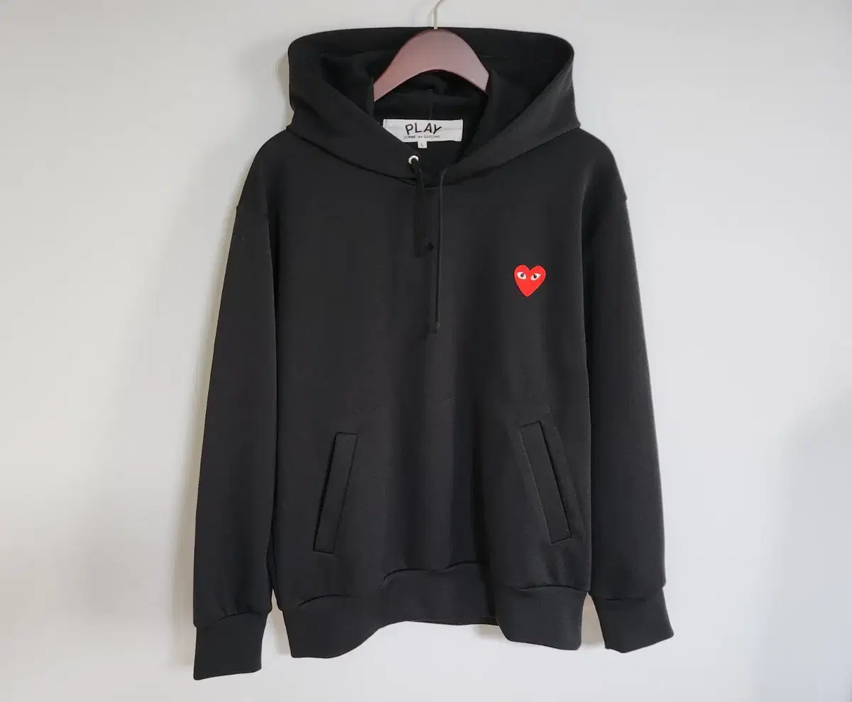 L Comme des Garçons Song Black Red Waffen Men's Hoodie AZ-T174