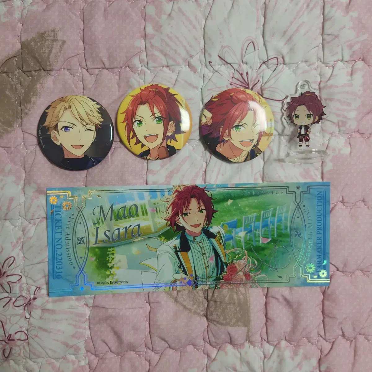 Angsta Canbadge Animate Cafe Collab Mini acrylic stand Isara Mao