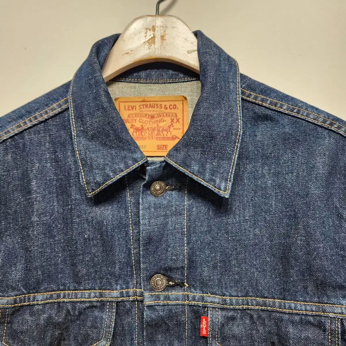 리바이스 LEVIS 90s 71557 데님자켓 청자켓 L