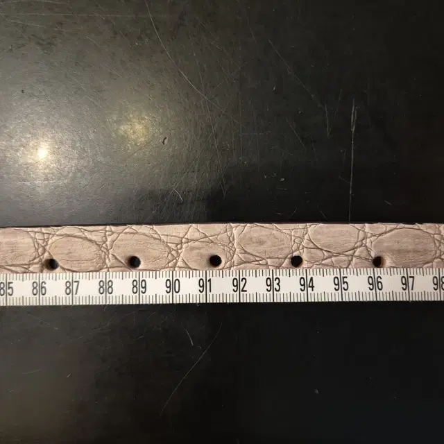 (미사용새제품)일레븐티 남성용 악어벨트 95