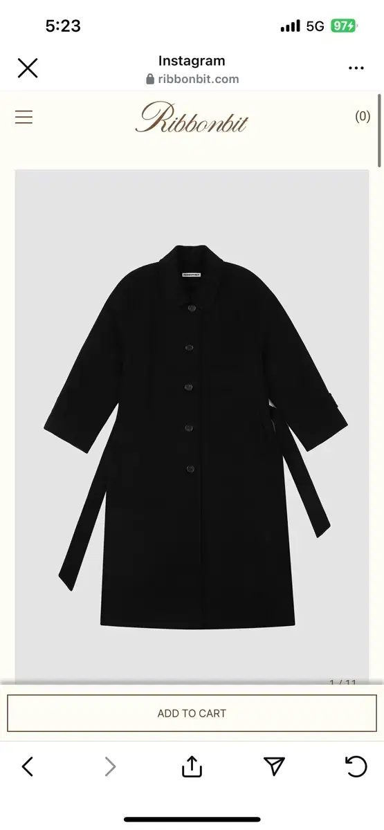 ribbonbit Davis Cashmere Coat