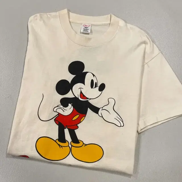 L) Made in USA/ 90s 디즈니 Mickey 티셔츠