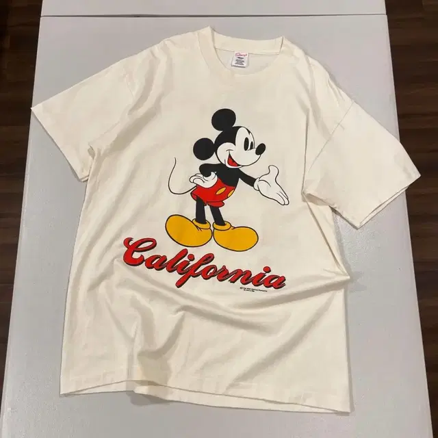 L) Made in USA/ 90s 디즈니 Mickey 티셔츠