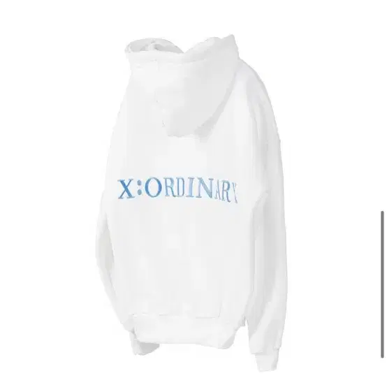 엑스오디너리 BIG LOGO HOODIE ZIP UP 후드집업 화이트