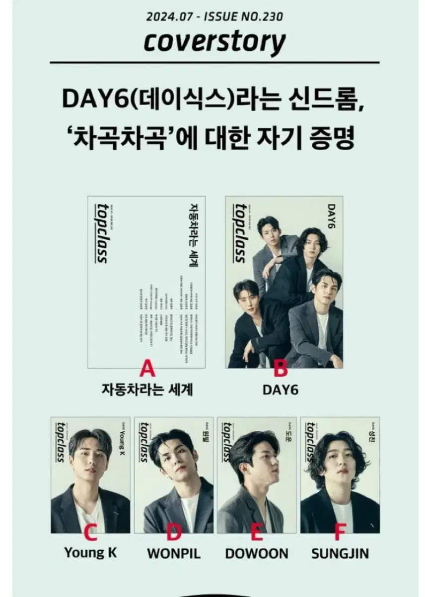 Day 6 Top Class Done Cover Type E WTS