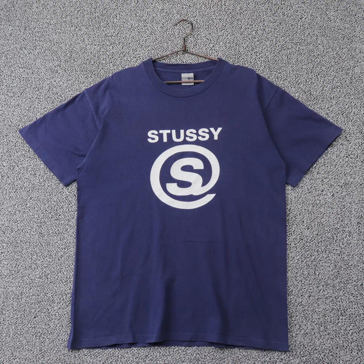 Stussy USA 00s Logo Tubular Short Sleeve T-Shirt (L)