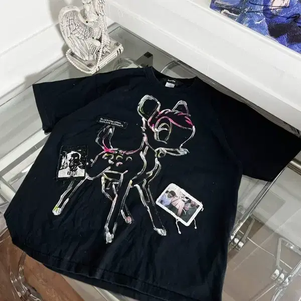 Guernika hand painted bambi t-shrits