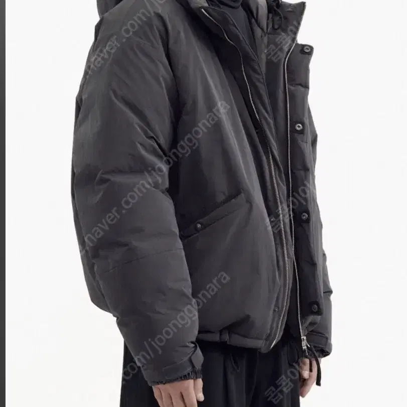 [4] 폴리테루 goose down parka charcoal