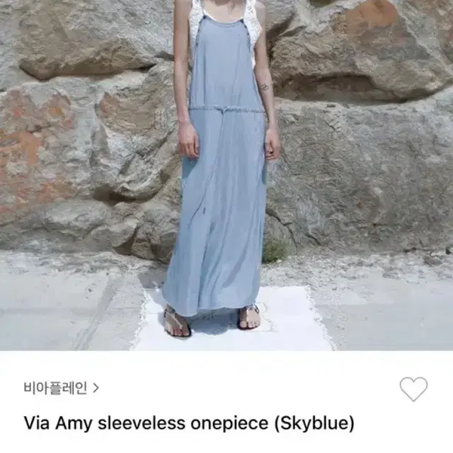 비아플레인 VIA AMY SLEEVELESS ONEPIECE