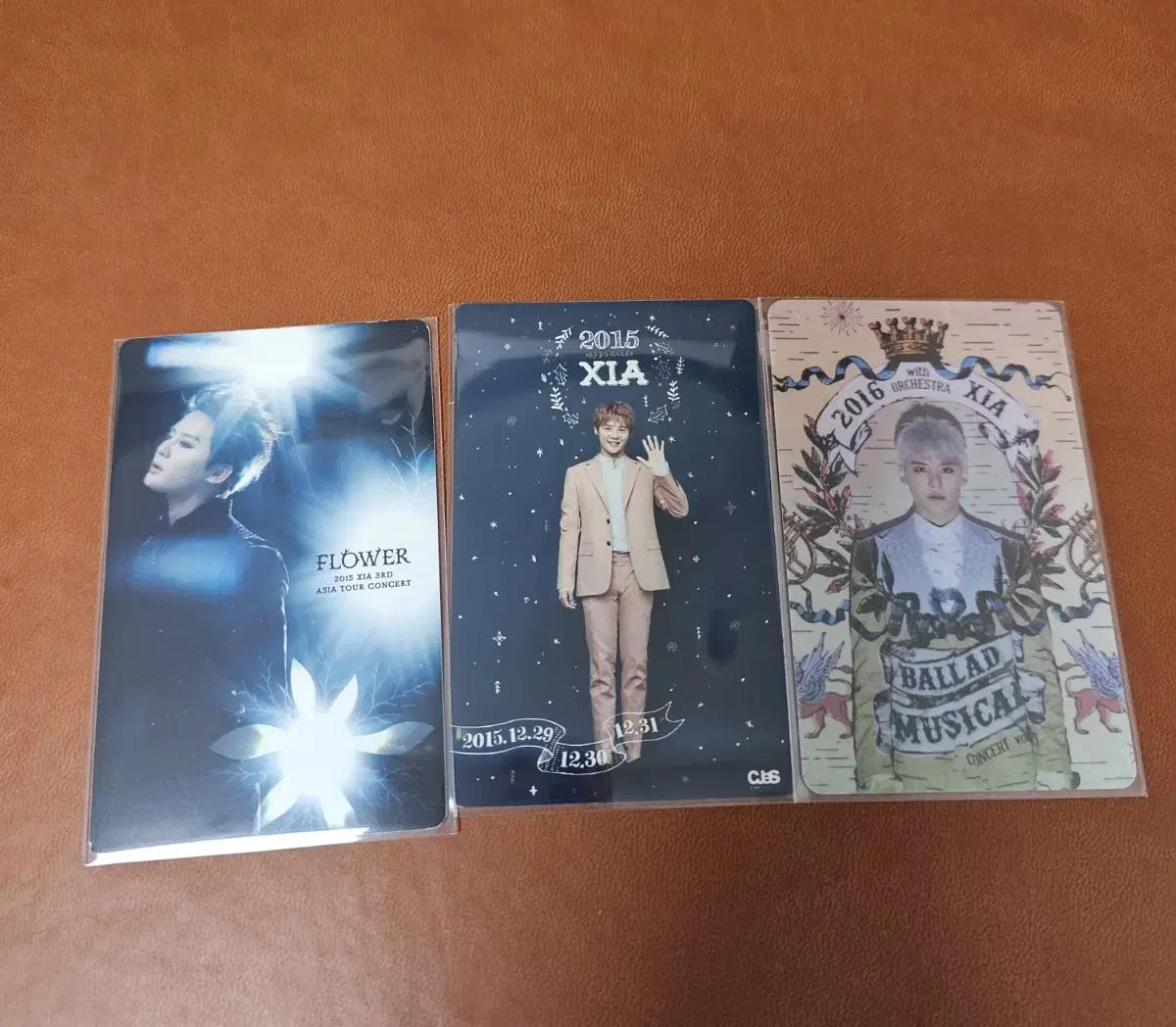 김준수 XIA 콘서트 입장포카