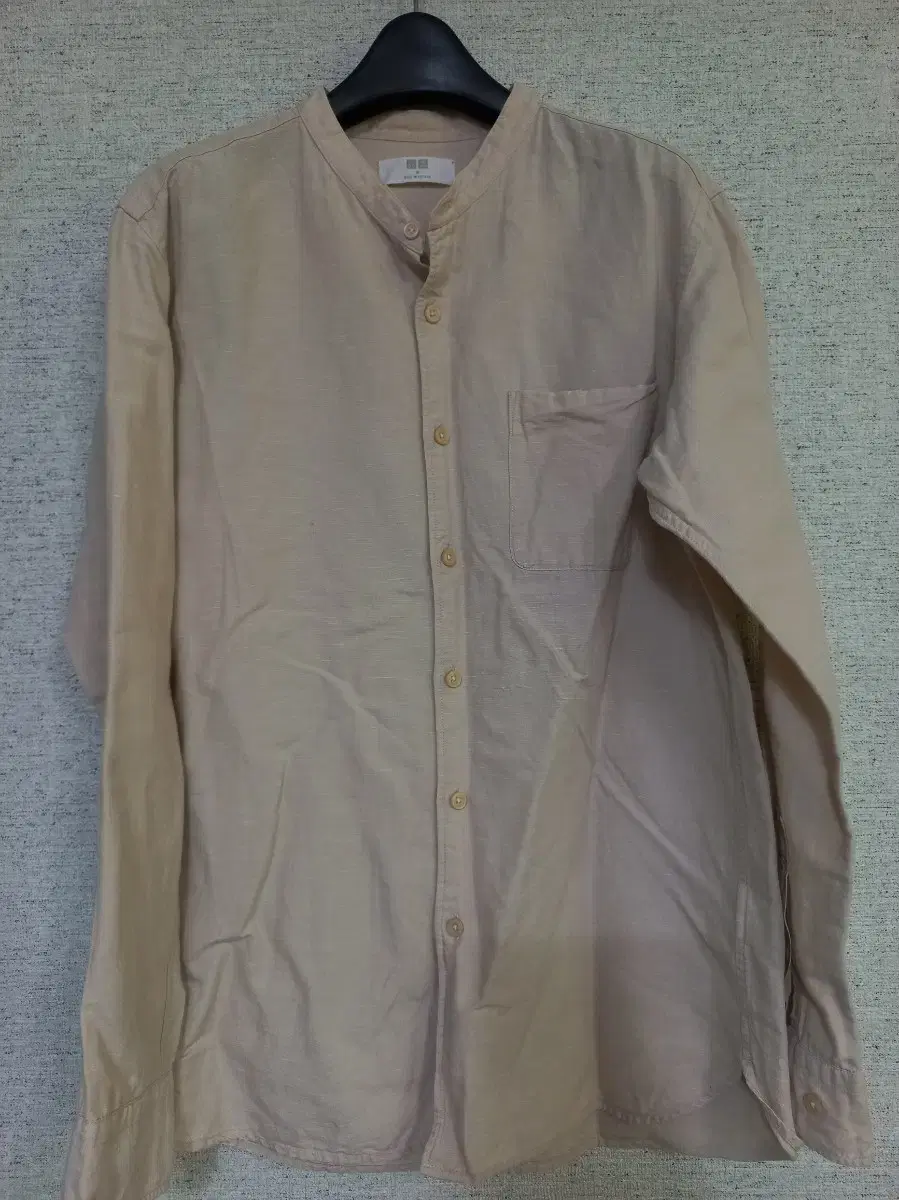 UNIQLO Linen Men's Short Sleeve Shirt (M)