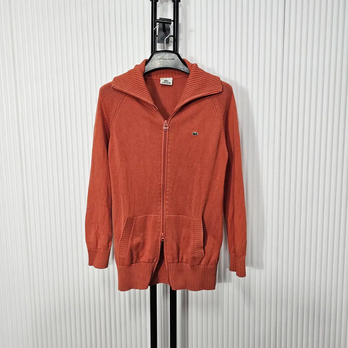 Lacoste Two-way zip-up knit L