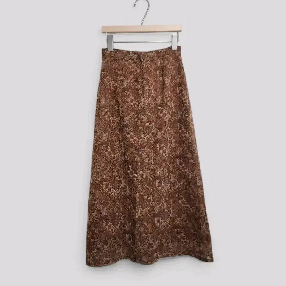 DONEEYU Paisley Pleated Long Skirt Vintage Y2K Skirt W00056