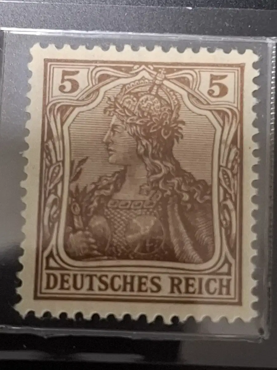 (Pavilion 1/A009) 1902 German Germania stamp (D5) inexpensive