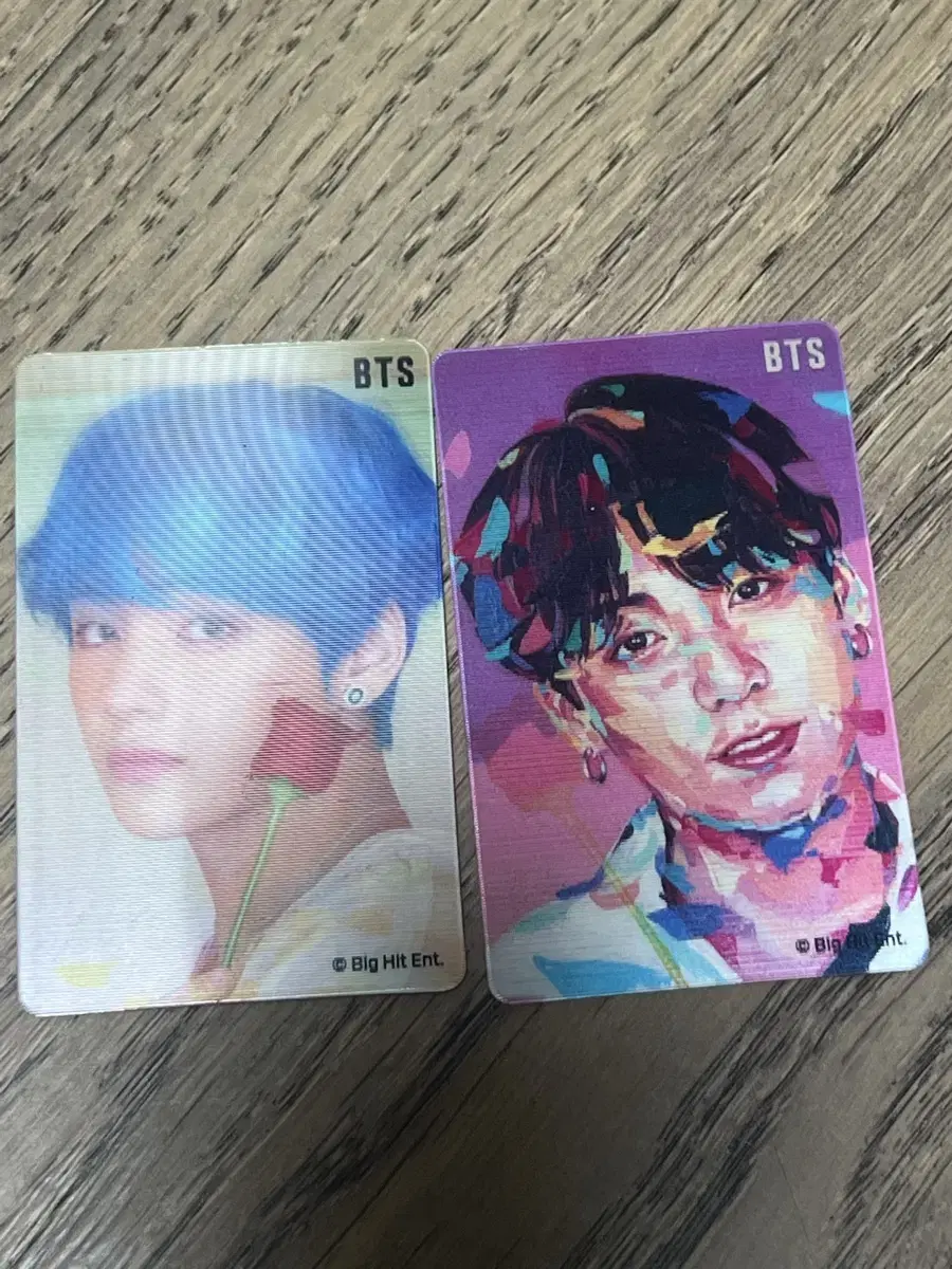 BTS MTPR photocard Taehyung Jungkook