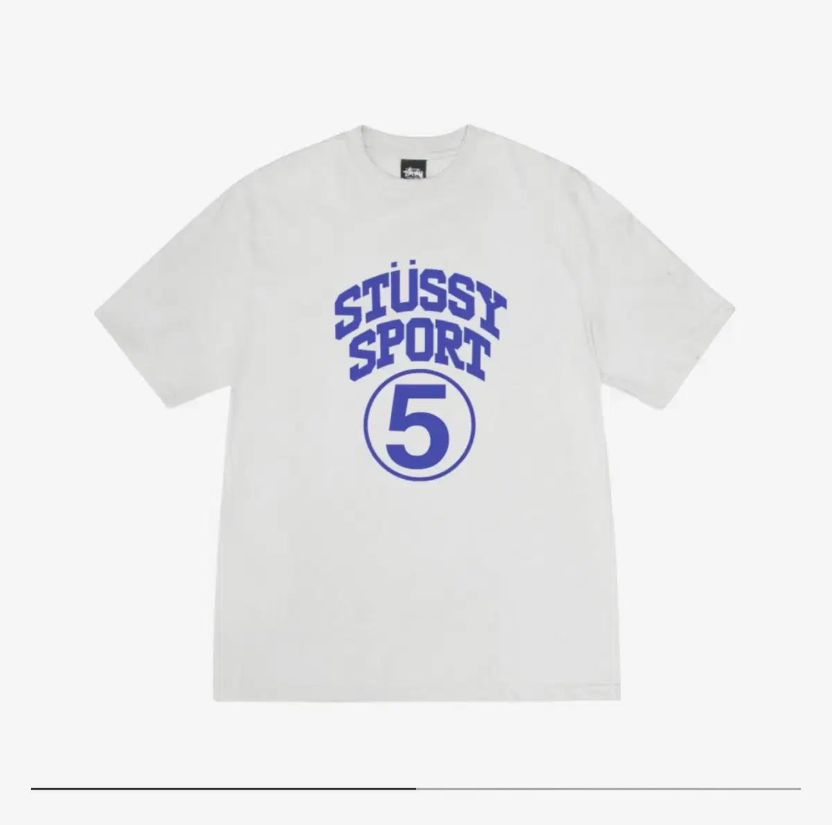 Stussy 5 Sports T-Shirt Fog Color XL New