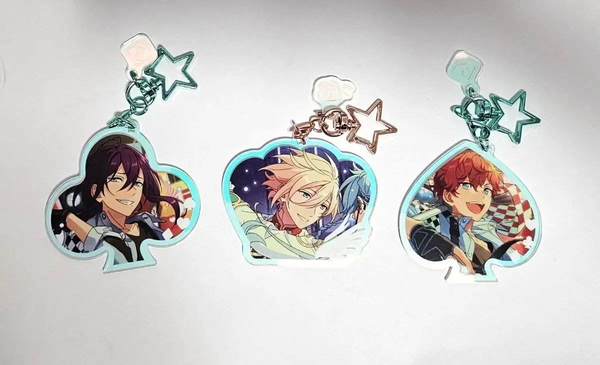 Angsta Ensemble Stars keyring sells (Mayoi, Eiichi, Hiiro)