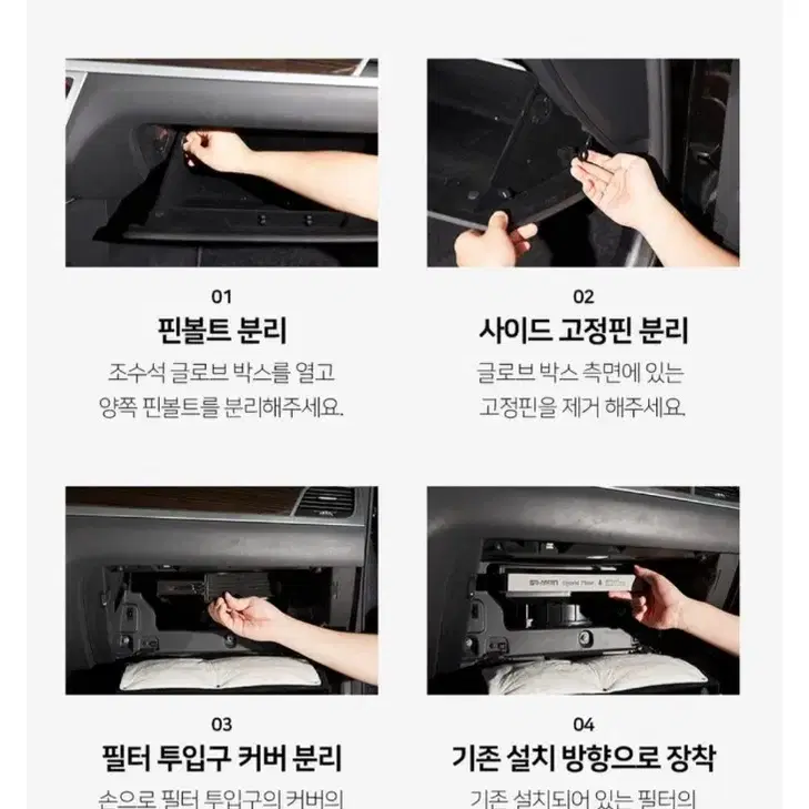 차량용 초미세먼지필터, 에어컨 히터 필터