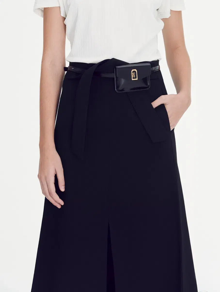 Recto a line slit skirt 렉토 a라인 슬릿 스커트