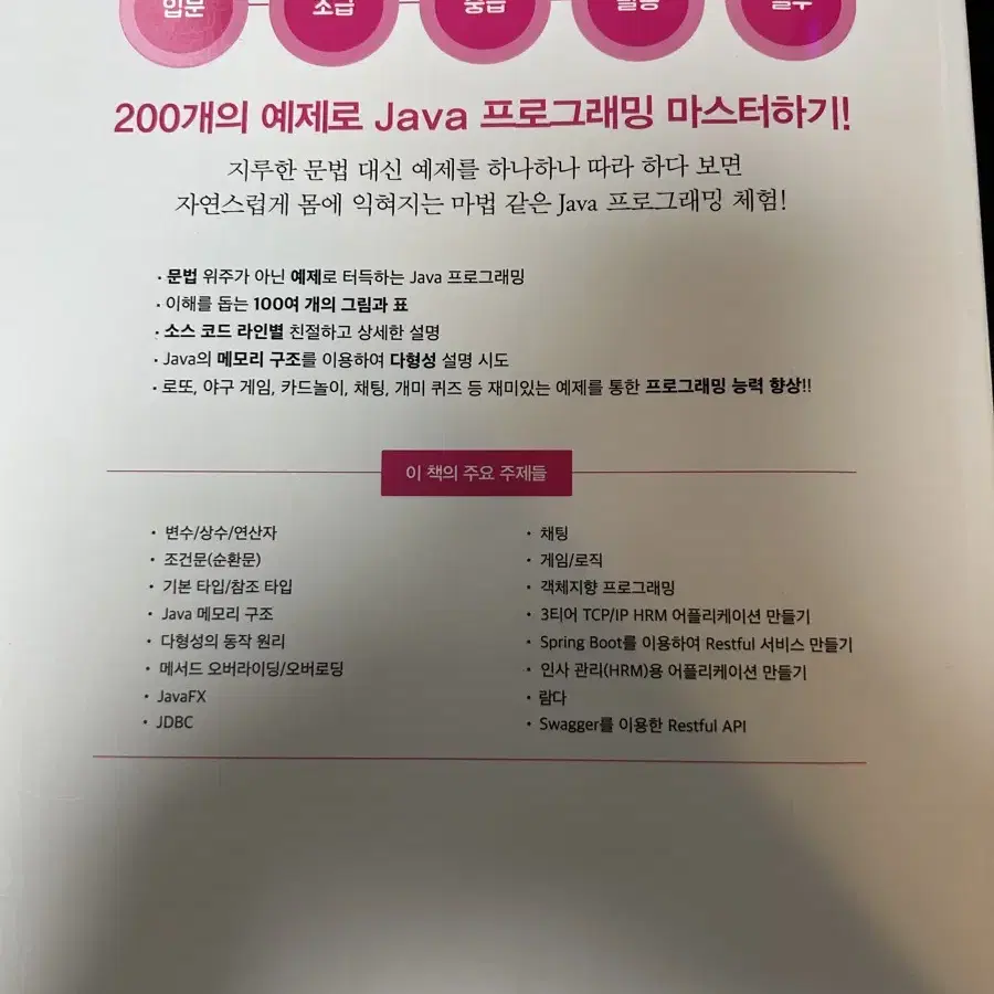 초보자를 위한 자바 Java 200제