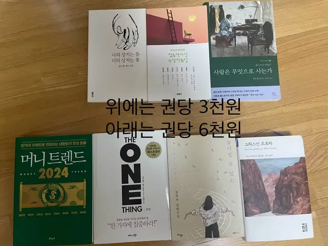 원씽, 그리스인 조르바, 돌이킬수있는, 머니트렌드, 사람은 무엇으로