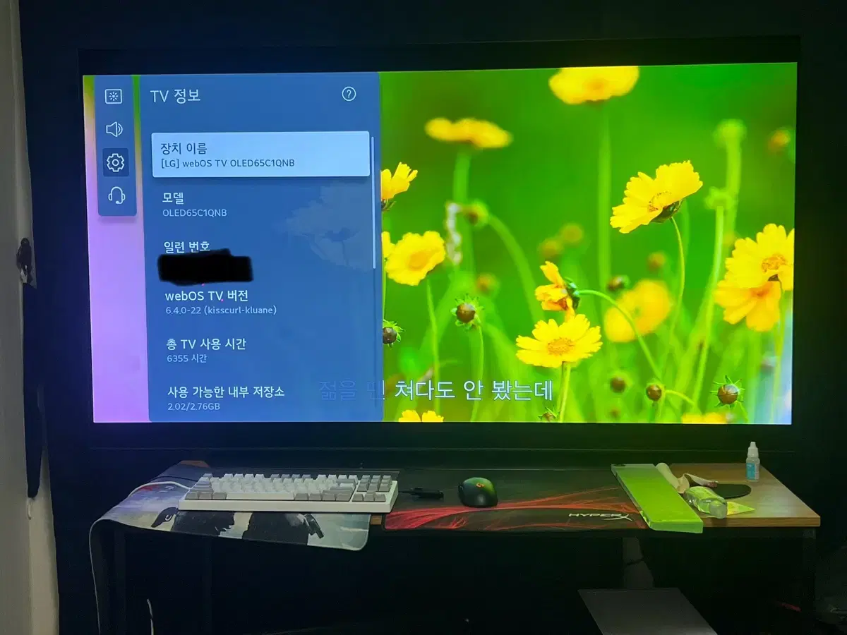 LG OLED65C1QNB 스탠드형 팝니다