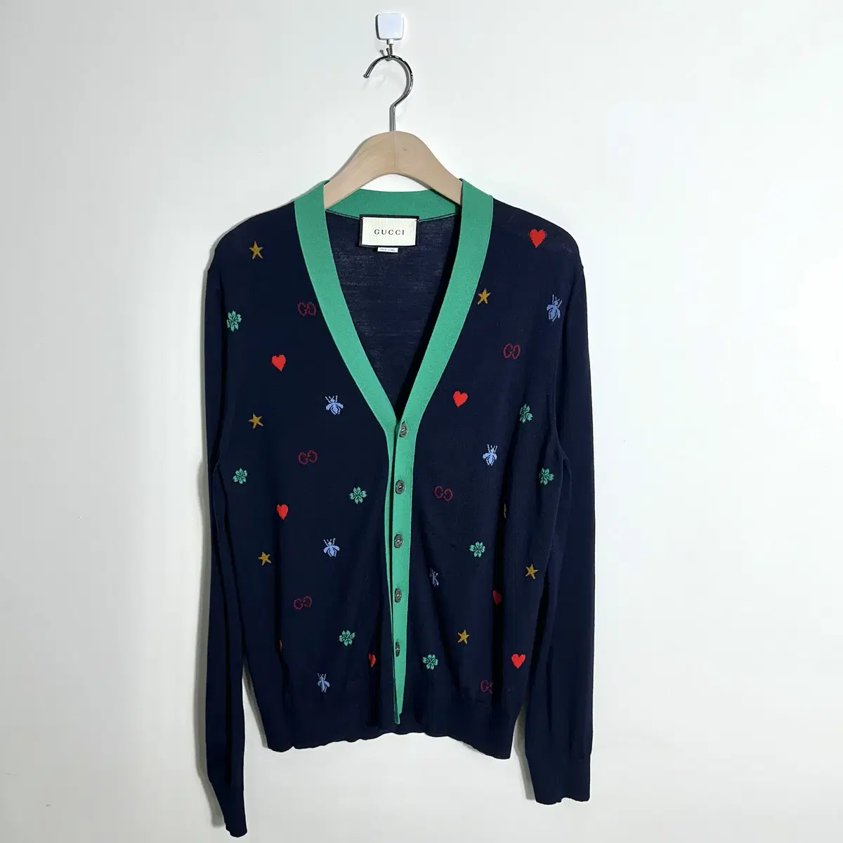 Gucci Animal Wool Cardigan S