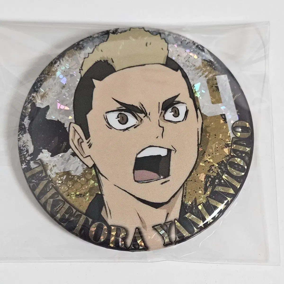 Haikyuu Yamamoto Taketora hologram CanBadge