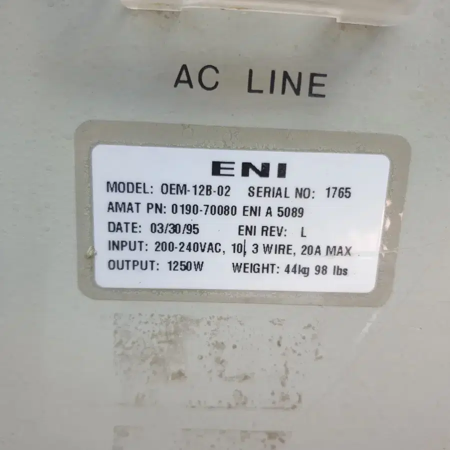 ENI 전원공급장치 OEM-12B