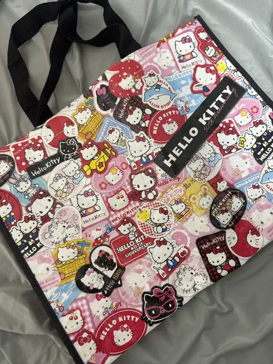 Hello Kitty 50th Anniversary Tarpaulin Bag