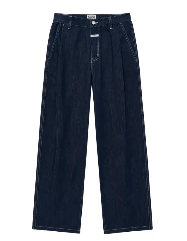 마리떼 M WIDE ONE TUCK PANTS indigo (남자)